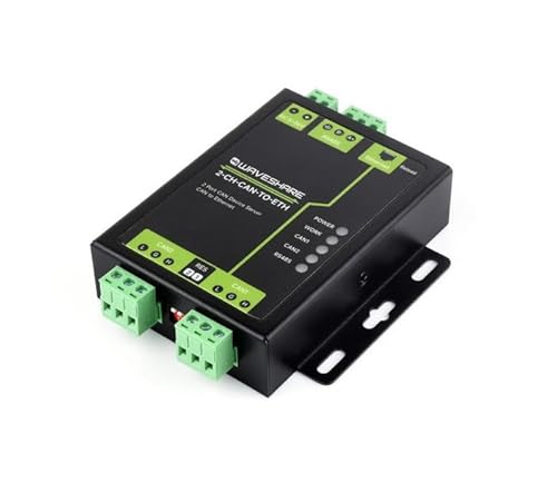 Industrial Grade 2-Ch CAN to Ethernet Server, 2-Ch CAN +