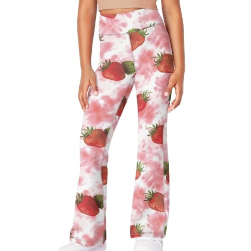 Hawapod Girls Bell Bottom Pants Comfortable High Waisted Stretch Flare Yoga Leggings3