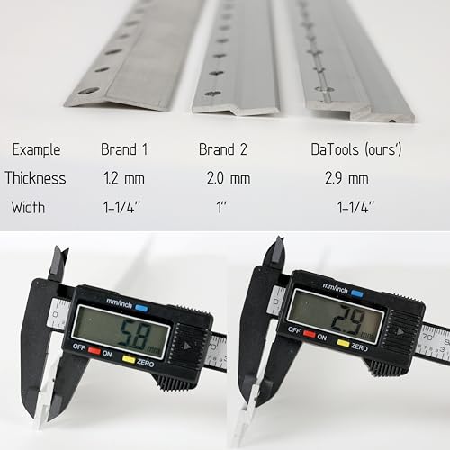 34 Inch Heavy Duty French Cleat Hanger, Heavy Mirror Mounting Hardware & Picture Hanging kit, Wall Mount Brackets for Cabinets, Shelf, Headboard - Z Clips 2 Pairs up to 300 lbs - Image 6