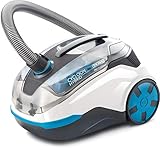 Stückzahl: 9 Thomas CYCLOON HYBRID LED PARQUET 786551, Hygiene-und Zyklonstaubsauger, Weiss/blau, 1700 W