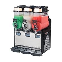 Eurodib OASIS3 Cofrimell 3 2.6-Gallon Frozen Drink Machine Dispensers, Stainless Steel/Plastic, 110v, NSF