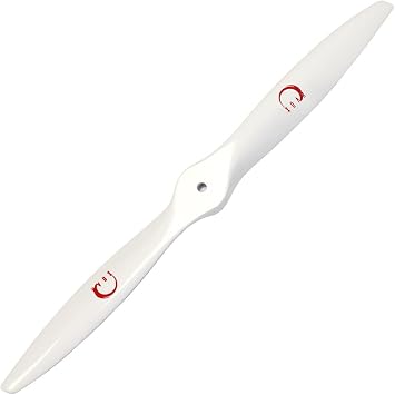 XOAR PJM 11x7 White The Sword RC Model Airplane Propeller. 11 Inch 2 Blade Painted Beechwood Prop for Gas Engines