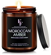 Moroccan Amber Scented Candles,Candles for Home Scented Aromatherapy Candles,Soy Wax Candle Gift ...