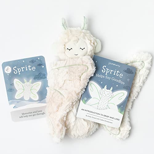Image of Slumberkins Snuggler & Board Book | Supports Grief & Loss, Acceptance & Resilience | Social Emotional Learning Tools for Ages 0+ (Sprite)