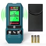 Rilevatore Tubi e Cavi Elettrici, HANMATEK Sensore Elettronico 6 In 1, Scanner da Parete, Rilevatore Tubi Metallici con Display LCD per Rilevare Legno, Cavi, Metalli Ferrosi/Metalli non Ferrosi