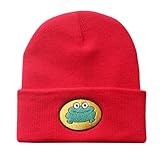 CazDopaM Linda Dibujos Animados TV Parappa El Rapero Rana De Punto Beanie Sombreros Unisex Moda, 0