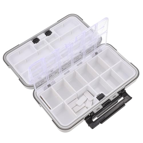 POPETPOP 1Pc Capacity Fishing Tool Box Storage Container for Hooks and Accessories Organizer for Fishing Gear Lightweight Design for