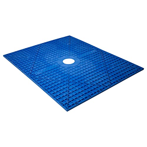 60 X 48 In. Abs Shower Pan, 2 Pieces Interlocking Curbless Shower Pan Waterproof Shower Tray #TOP1