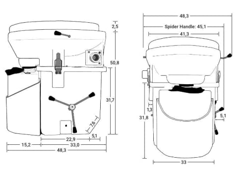Nature'S Head NH001 Self Contained Composting Toilet thumb #8