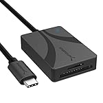 SABRENT USB Type-C Card Reader, Dual-Slot UHS-II SDXC and microSDXC SD 4.0 (CR-CSDM)