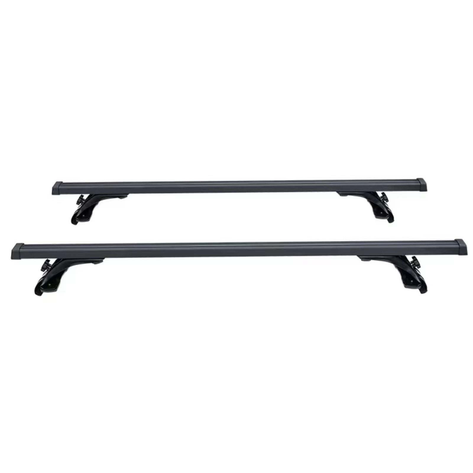 Transversaux Kit Barres Toit Universelles pour Voiture 125cm/135cm sans Rail Barre Transversale Alliage Aluminiu Porte-Bagages Berline(B)