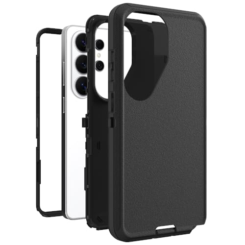 Image of Rugged Case Compatible with Samsung Galaxy S26 Ultra | Heavy-Duty Shockproof Protective Cover, Black