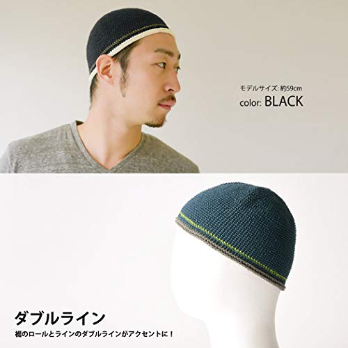 Casualbox Mens Skull Cap Cotton Kufi Beanie Hand Made Knitted Hat Elastic Tight Japanese Womens White #TOP3