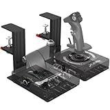 JUYEER Support de Bureau Universel Hotas Compatible avec Thrustmaster T.16000M FCS, TCA Officer Pack Airbus/Quadrant Boeing Edition, Sol R2/R4, WINWING URSA Minor, Logitech X52/X56 et Ainsi de Suite