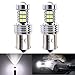 1156 P21w Ba15s 12v-24v LED Ampoule Voiture, 1200 Lumen Blanc 6500K, Avec objectif HD, Utilisées en feux arrière, feu de recul, antibrouillards arrières, etc. (Lot de 2)