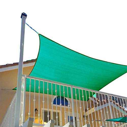 Toldo de sol – 97% de bloqueio UV para ambientes externos, cortina de vela retangular para quintal,