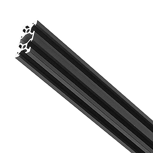 Profil en aluminium 2040 noir de 700 mm pour vos projets de bricolage maison