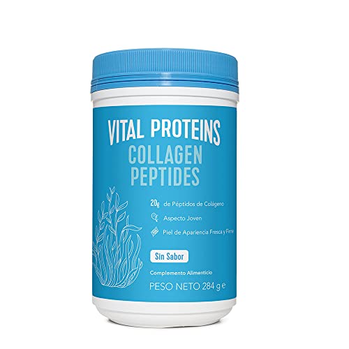 Vital Proteins Colageno En Polvo, Collagen Peptides Criados En Pastos, Colágeno Hidrolizado Sin Sabor Ideal Para Dietas Paleo, Cetogénica, Whole30, 284G