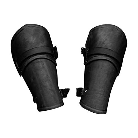 Hengjierun Mittelalterliches Gauntlet Armband, Gothic Leder Armschiene Arm Rüstung Manschette Armband Schutzausrüstung Cover