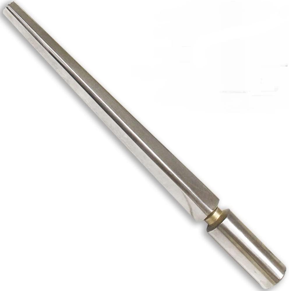 11.5" (29.2 cm) Square/Round Shaped Steel Mandrel | Tapered 1/2" (1.3 cm) to 3/4" (1.9 cm) | Secure Vise Placement | Ideal for Wire & Sheet Metal Shaping