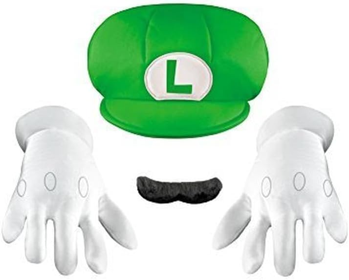 Disguise Nintendo Super Mario Brothers Luigi Child Accessory Kit, One Size Child - Image 3