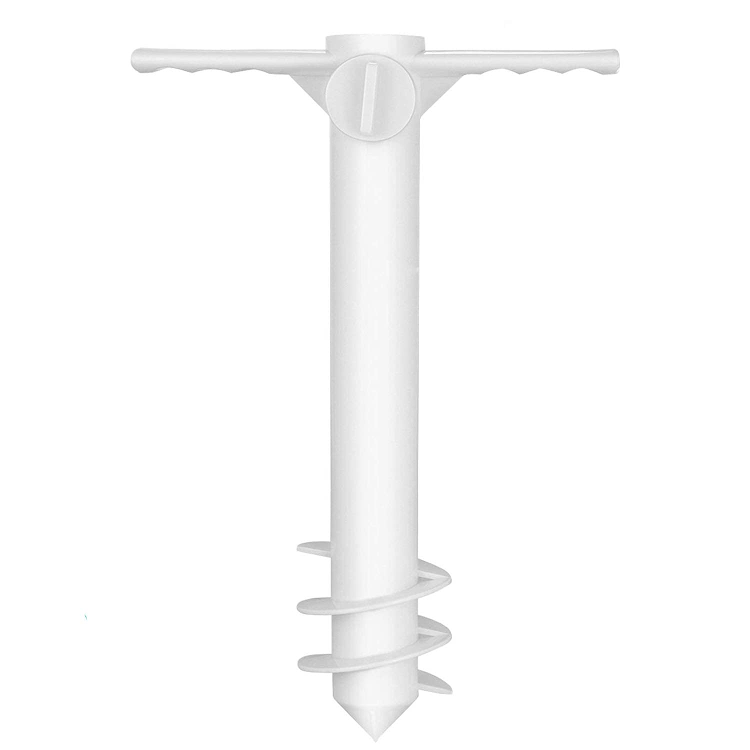 Taylor & Brown Beach Umbrella Sand Anchor, Umbrella Holder Fishing Pole with 3 Spiral Screw, Size Fits All Beach Umbrella, Safe Stand for Strong Winds
