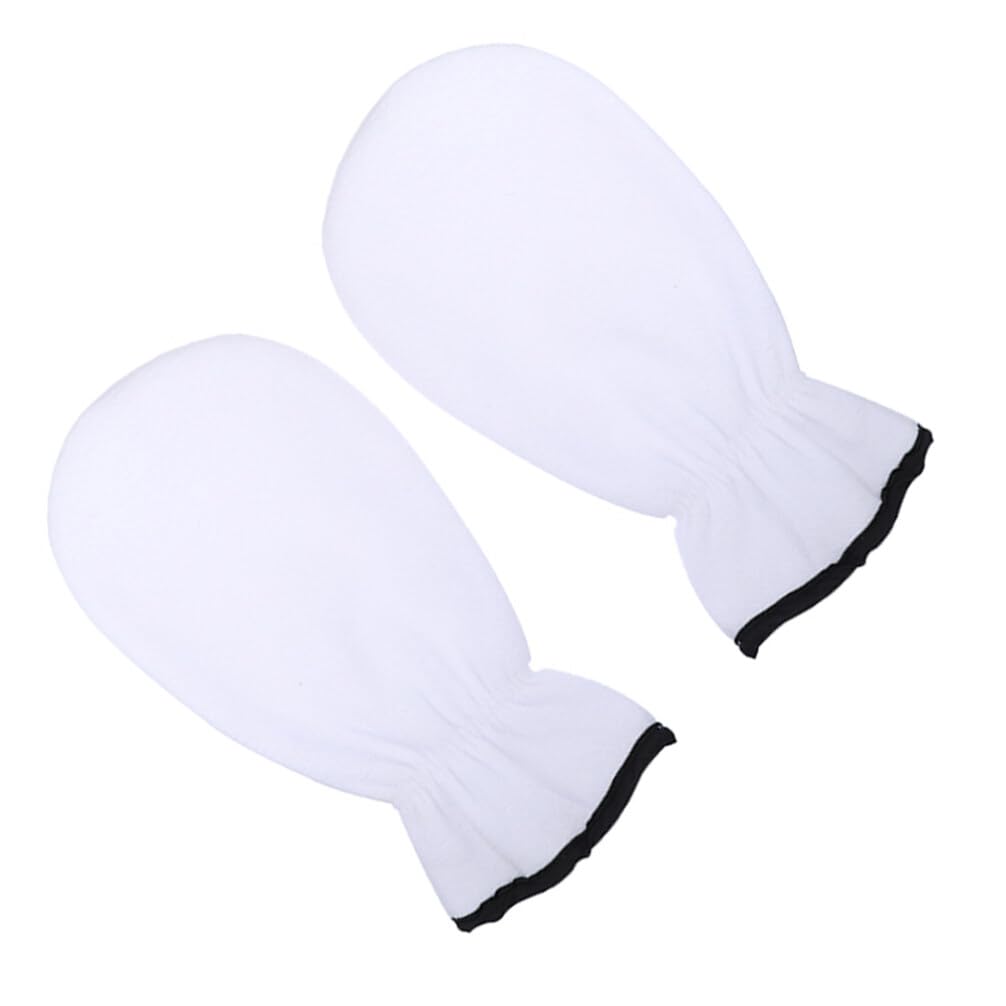 Ipetboom 1 Pair Moisturizing Gloves Overnight,Flannel Gloves Washable Spa Flannel Inspection Gloves Hand Beauty Care Gloves