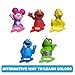 Sesame Street 5 Piece Finger Puppet Set - Easter Basket Stuffers, Easter Egg Fillers, Easter Decorations, Party Favors, Educational, Playtime, Bath Toys (69230), 0.14 pounds