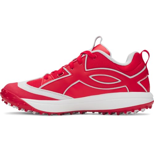 Under Armour Men's Yard Icon Turf Baseball Cleats, (600) Red/White/Red, 10.5, US