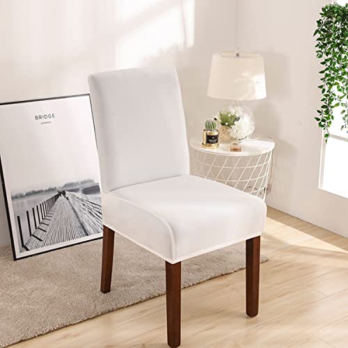Housse de chaise extensible lavable rouge Parson 6 PCS - 4