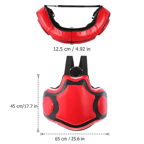 image for RUBAPOSM Body Protector Professional Chest Protector Boxing Body Prote