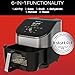 Instant Vortex Plus 6QT Air Fryer with Odor Erase Technology, 6-in-1 Functions that Crisps, Roasts, Broils, Dehydrates, Bakes & Reheats, 100+In-App Recipes, from the Makers of Instant Pot,1700W,Black