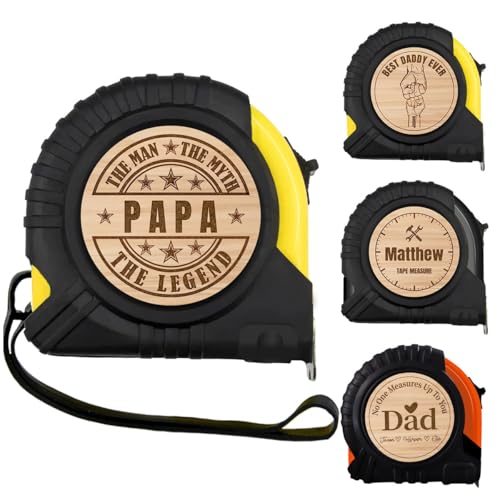 Cinta métrica personalizada 10 ft con textos grabados miniatura 1