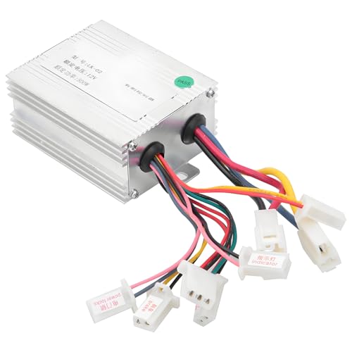 SUNGOOYUE 500W 12V Brushed Motor Speed Controller for Electric Bike Tricycle Scooter, Replacement Brushed Speed Control for Electric Vehicle Support DC Motor 12V Brush Motor