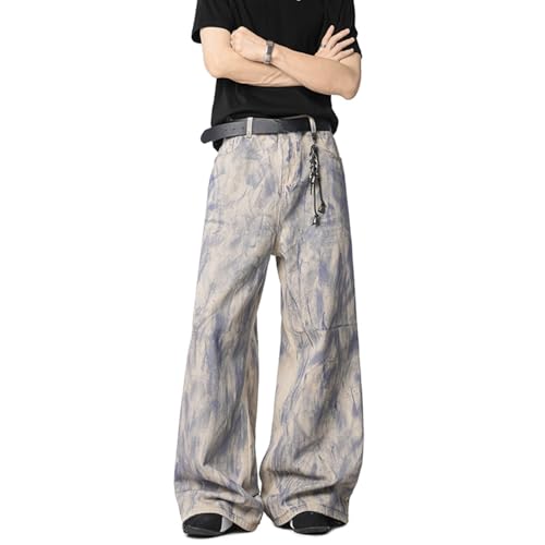 LRF Wide Leg Lightweight Loose Fit Baggy Jeans Vintage Streetwear Straight Relaxed Casual Denim Pants2