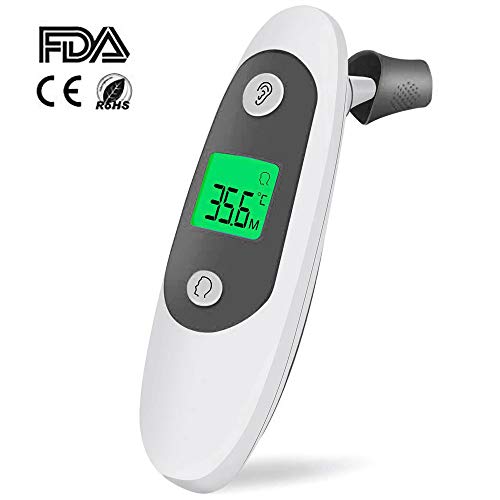 Henweit palmare Digitale IR infrarossi termometro da Cucina Senza Contatto Pirometro Gun misurazione Temperatura da -50 a 360 °C Giallo Nero Nero