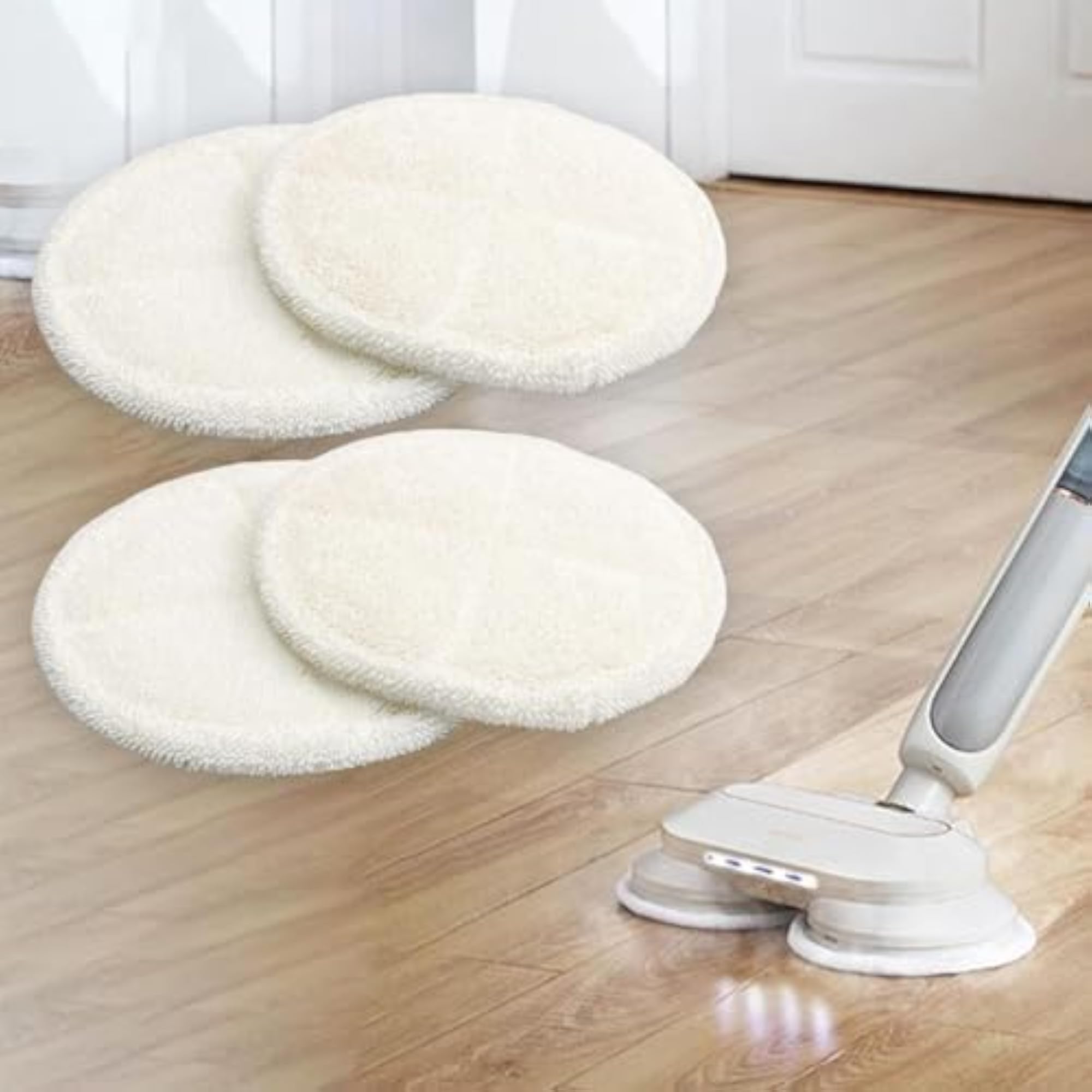4X Electric Mop Pads Replacement for Mopping Accessories