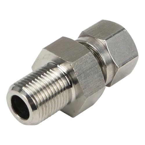 Tuerca de montaje móvil M12x1 para sonda de termopar con orificio de 5mm
