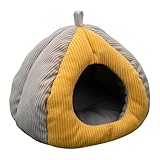 cama semidoble exito Calidez para Clima Frío: Utilizando relleno de algodón PP y un diseño de felpa doble cara, esta cama para hámsters atrapa eficientemente el calor corporal, asegurando que las mascotas permanezcan abrigadas y cómodas durante condiciones climáticas frías, ofreciendo un ambiente cálido y estable que favorece su relajación y bienestar en todo momento.