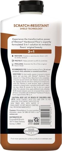 Weiman Hardwood Polish and Restorer - Wood Floor Polish - 946ml - Image 2