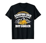 Hombre Camping Papá Como Una Prueba Regular Pero Cooler Camper Nature Camiseta