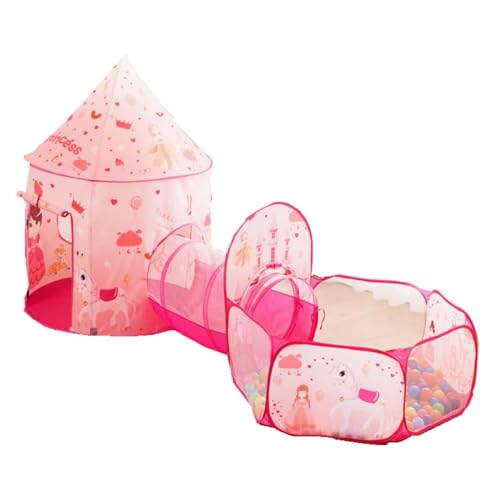 Floving �e���g�q���p3in1 ���ǂ��Ă�� 3�_�Z�b�g �܂肽���� �ݒu�ȒP �q���e���g Kids Tent �L�b�Y�e���g �{�[���v�[�� ���� �v���C�e���g�n�E�X �{�[���e���g �L�����[�o�b�O�t�� �}�������[���h ���܂܂��� (���F)