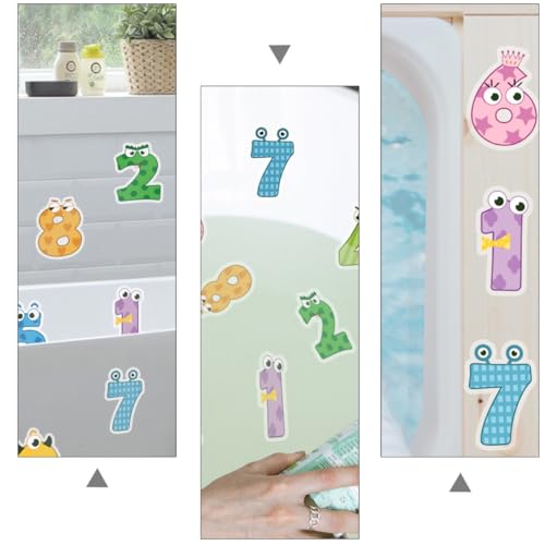 Pegatinas antideslizantes para bañera infantil de 10 piezas de PVC flexible 4