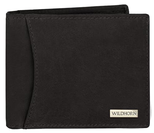 Image of WildHorn RFID Protected Leather Wallet for Men, Brown