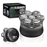 Afeitadora cabeza hombre, Con Pantalla LED Bloqueo de Viaje (4in)