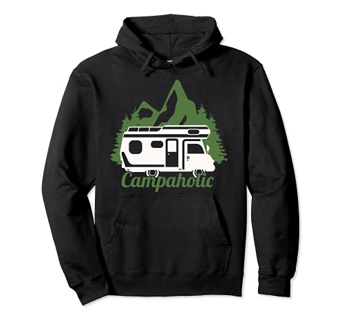 RV Campaholic Camping divertido Aventuras de viaje al aire Sudadera con Capucha