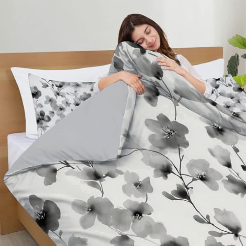 Housse de couette 140x200 fermeture eclair pour enfiler son lit facilement