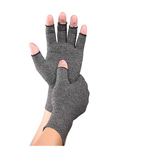 指なし 手袋 スマホ 手袋 綿 ニット 手首 ウォーマー フィンガーレスグローブ グローブ 指無し 暖かい 防寒 シンプル 男女兼用 (グレー 1)
