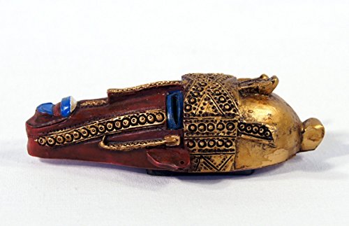 Imanes decorativos de máscaras africanas pintadas a mano miniatura 6
