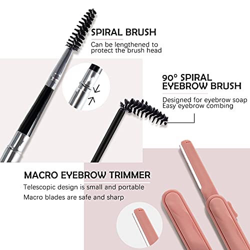 Newbang 2Pcs Eyebrow Soap Kit,Brows Styling Soap,4D Brow Gel Long Lasting Waterproof Eyebrow Setting Wax,Smudge Proof Eyebrow Tint Makeup Balm Pomade For Natural Brows( Brown) #TOP3